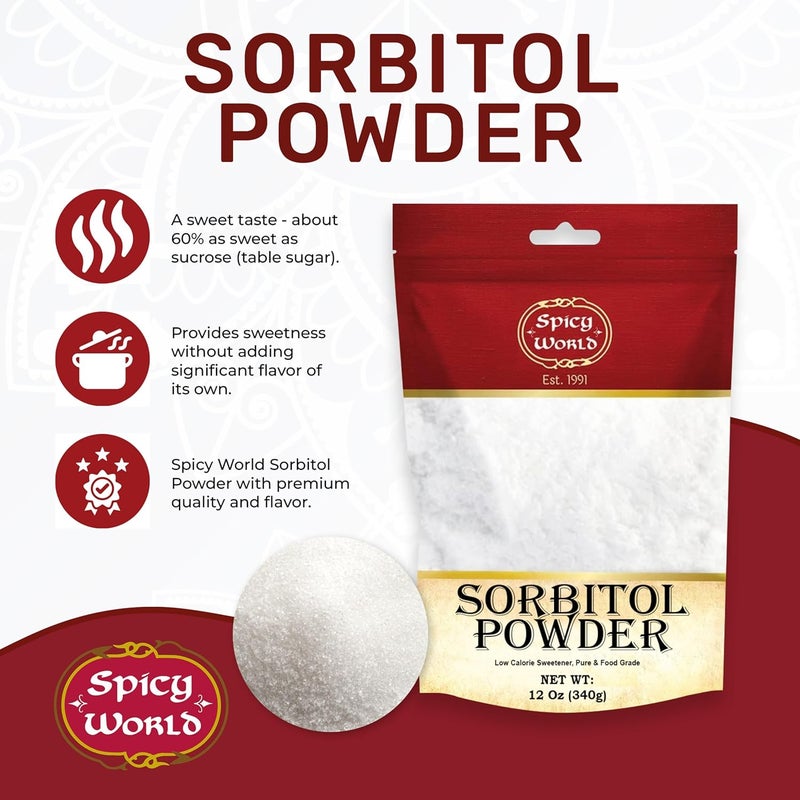 Spicy World Sorbitol Powder 12oz Bag - Image 2